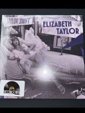 Taylor Swift Vinyl Cover – Black & Purple Accent Artwork